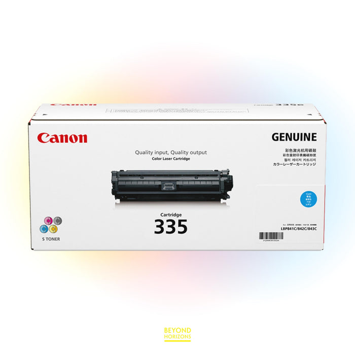 Canon - CRG335C (青色) 原裝碳粉匣 可印16500頁 (原廠行貨及保養)