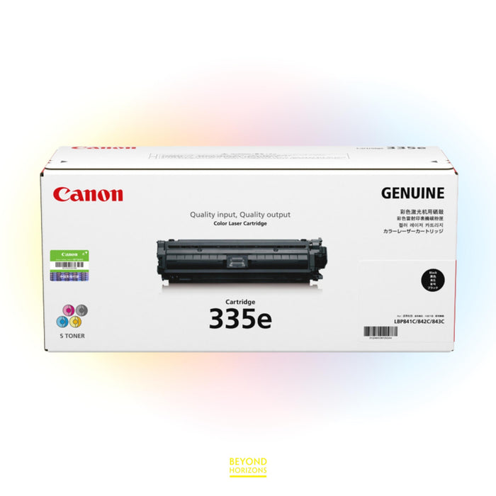 Canon - CRG335EBK (黑色) 原裝碳粉匣 可印700頁 (原廠行貨及保養)
