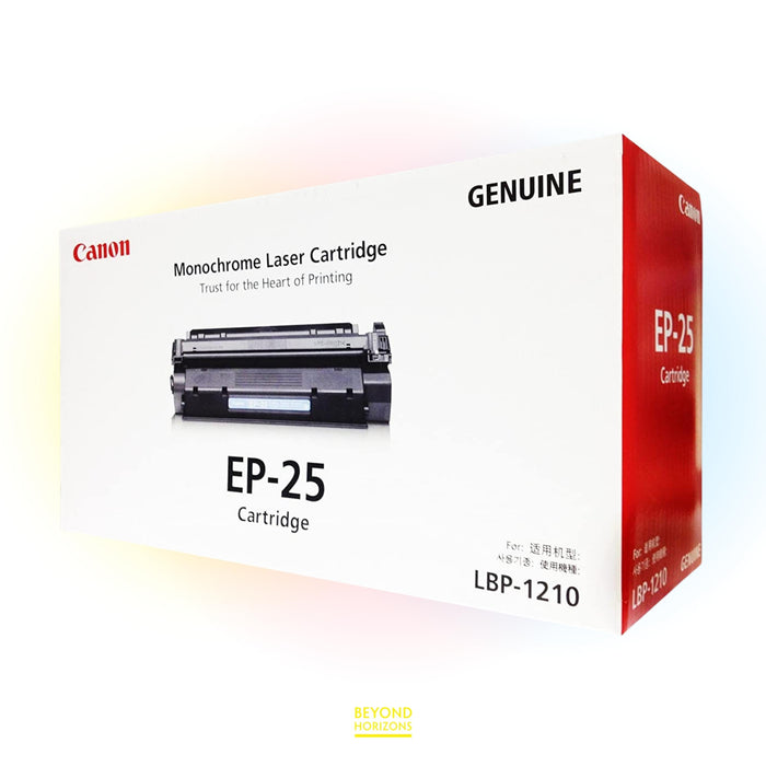 Canon - EP25 (黑色) 原裝碳粉匣 可印2500頁 (原廠行貨及保養)