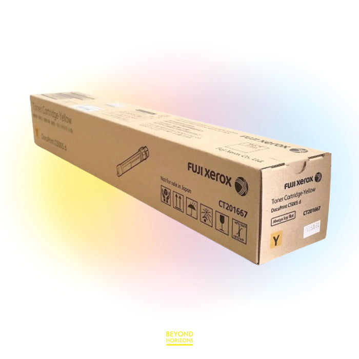 Fujifilm - CT201667 (黃色) (高容量) 原裝碳粉匣 可印25000頁 (原廠行貨及保養)