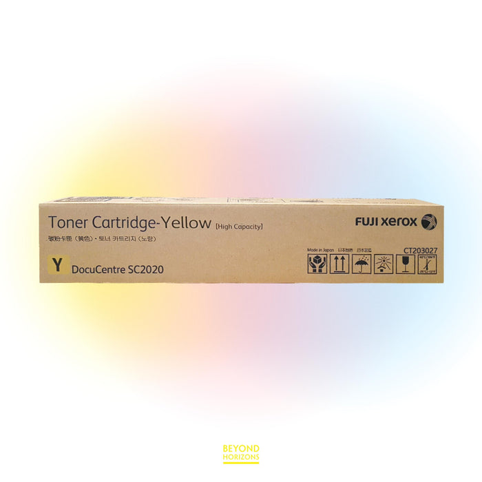 Fujifilm - CT203027 (黃色) (高容量) 原裝碳粉匣 可印14000頁 (原廠行貨及保養)