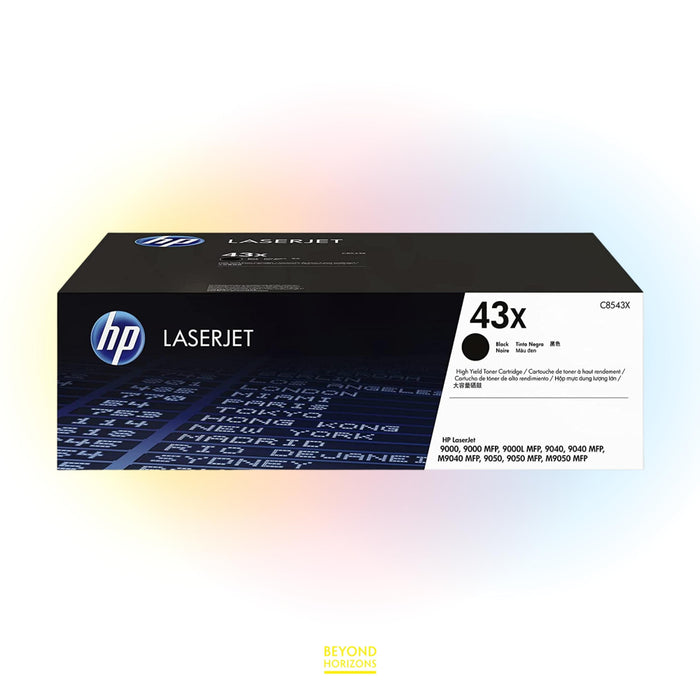 HP - C8543X 43X (黑色) 原裝碳粉匣 可印30000頁 (原廠行貨及保養)