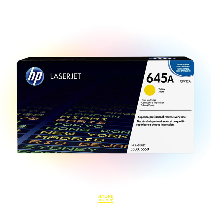 HP - C9732A 645A (黃色) 原裝碳粉匣 可印12000頁 (原廠行貨及保養)