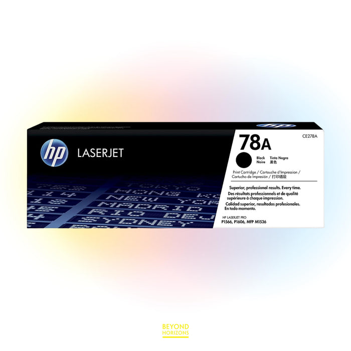 HP - CE278A 78A (黑色) 原裝碳粉匣 可印2100頁 (原廠行貨及保養)