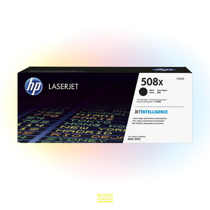 HP - CF360X 508X (黑色) (高容量) 原裝碳粉匣 可印12500頁 (原廠行貨及保養)