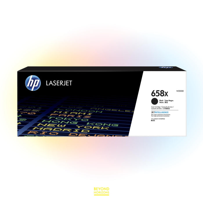 HP - W2000X 658X (黑色) 原裝碳粉匣 可印33000頁 (原廠行貨及保養)