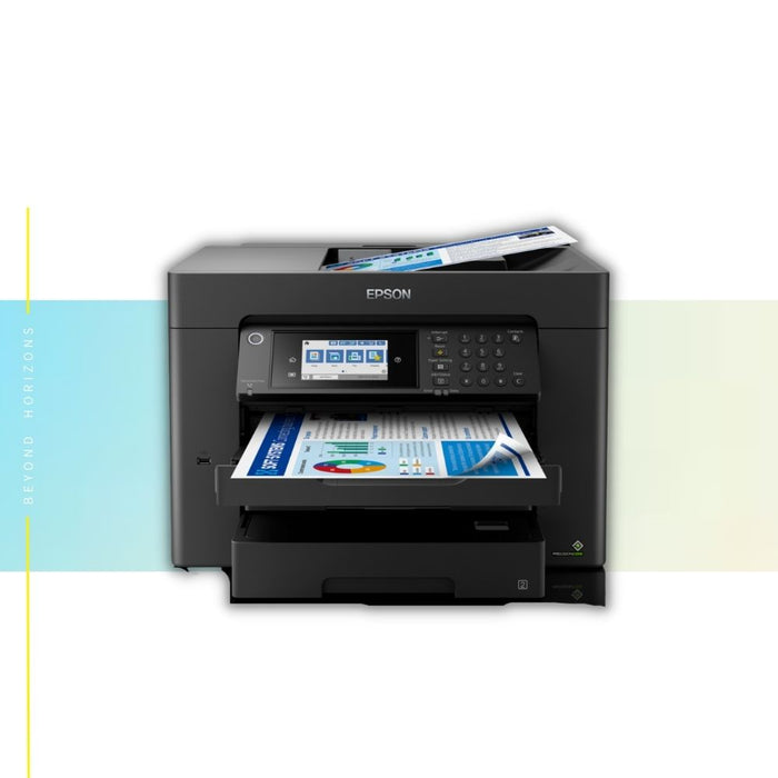 Epson - WorkForce WF-7841 彩色全自動4合1多功能噴墨打印機 A3打印 (原裝行貨 包保養)
