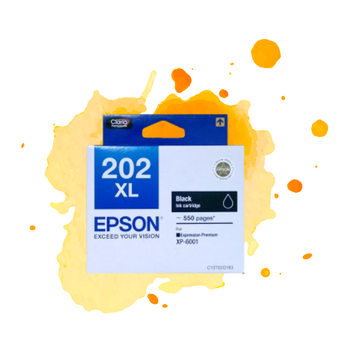 Epson - C13T02G183 T02G BK (黑色) (高容量) 原廠墨水 盒 可印550頁 (原廠行貨及保養)